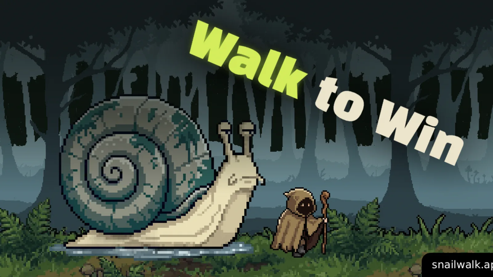 Snail Walk: Step Tracking Survival Fitness Game screenshot 1