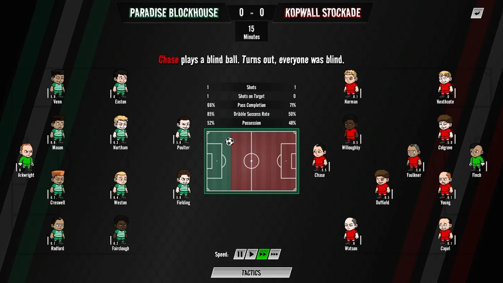 Slammer Soccer: Football Management screenshot 1
