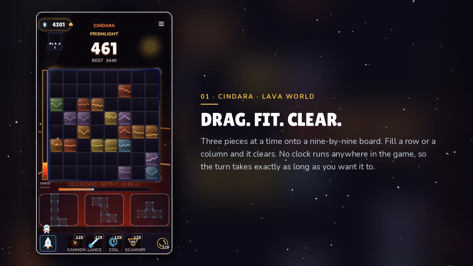 Opalfall: Cozy Block Puzzle screenshot 1