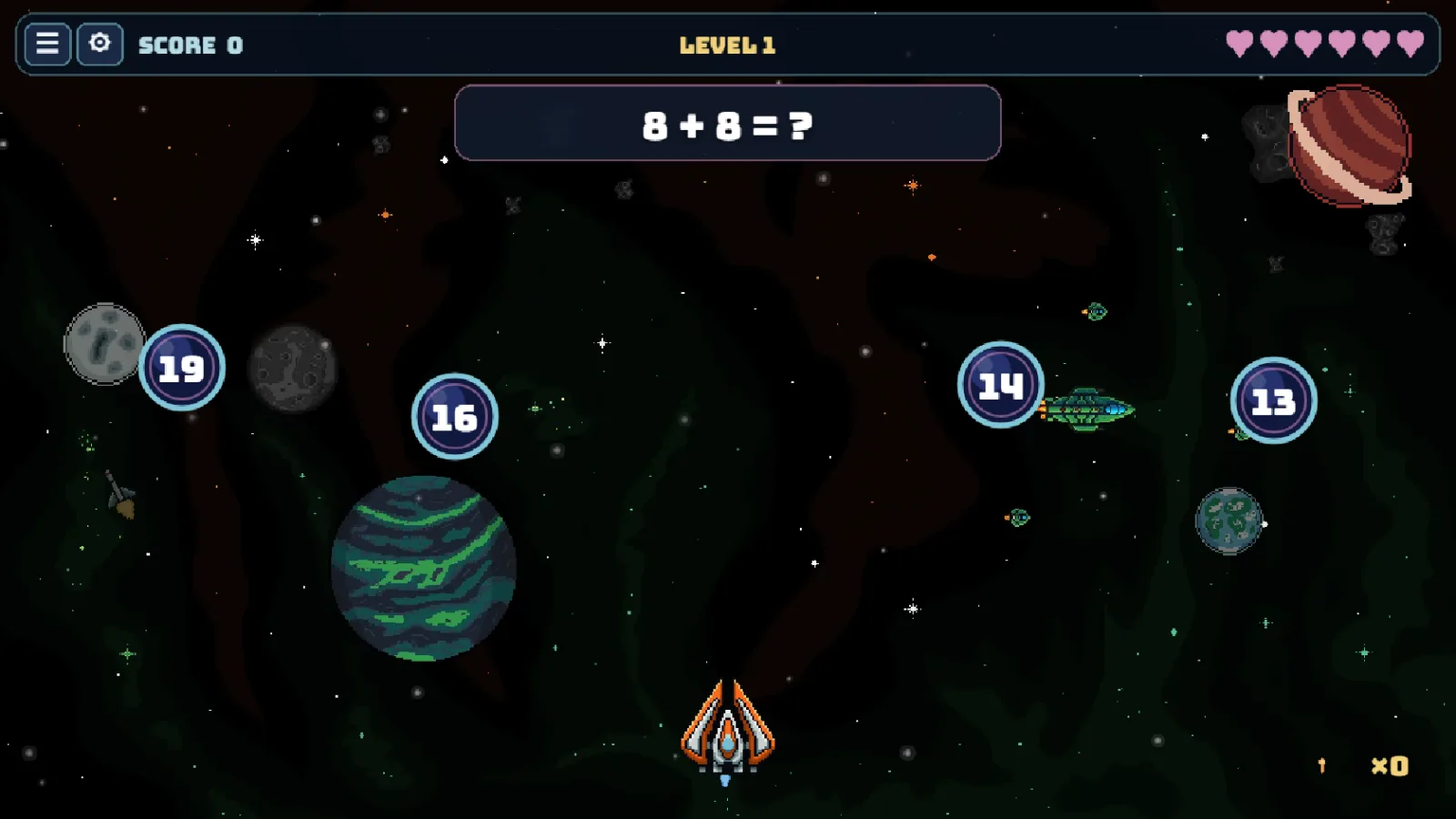 Cosmic Math Quest screenshot 2