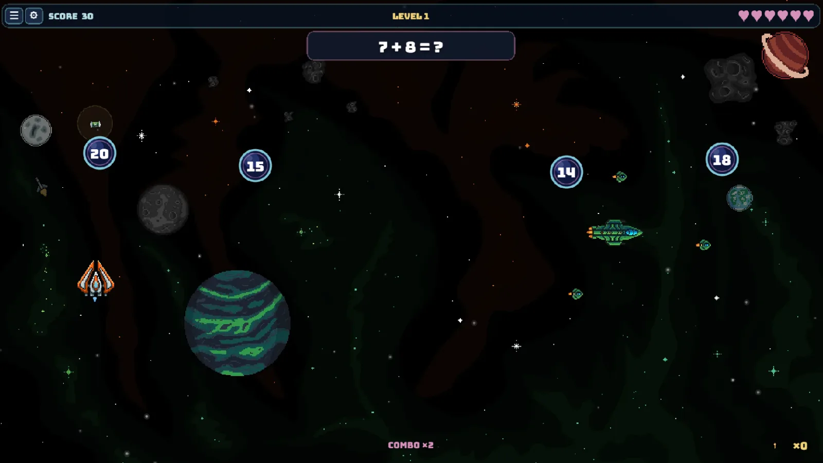 Cosmic Math Quest screenshot 3