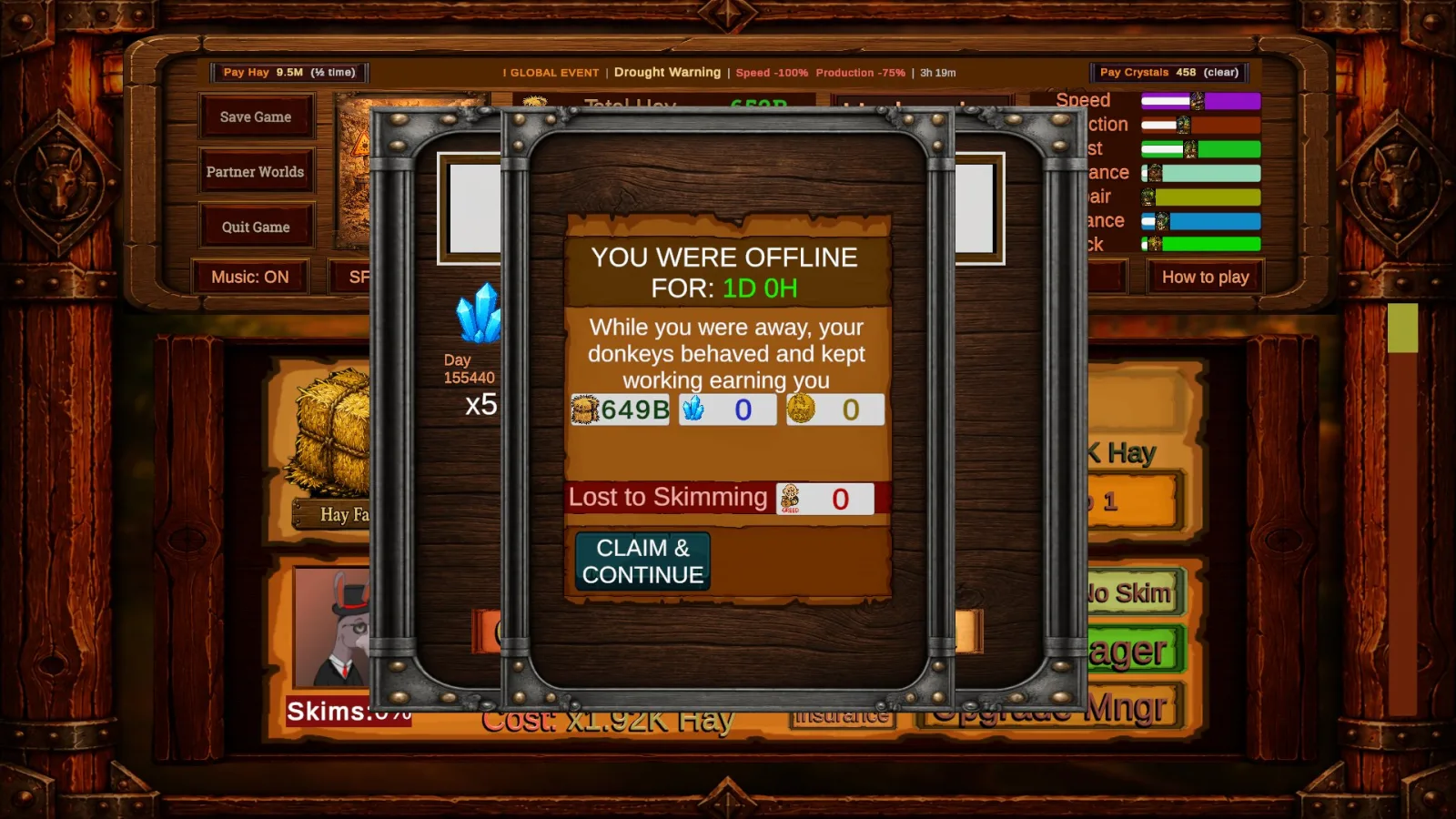 Idle Donkeys — Build Your Empire. Earn Real Crypto. screenshot 2