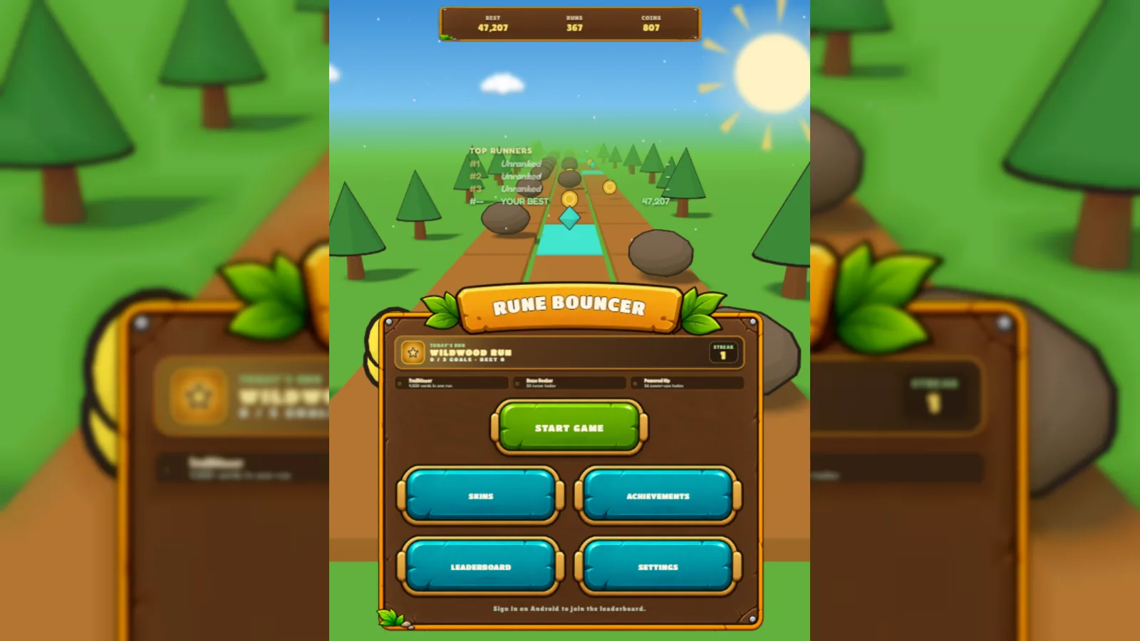 Rune Bouncer screenshot 1